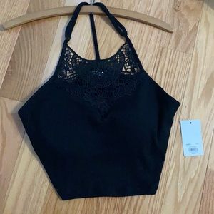 Kohl’s Pretty Little Layers Black Tank Top
